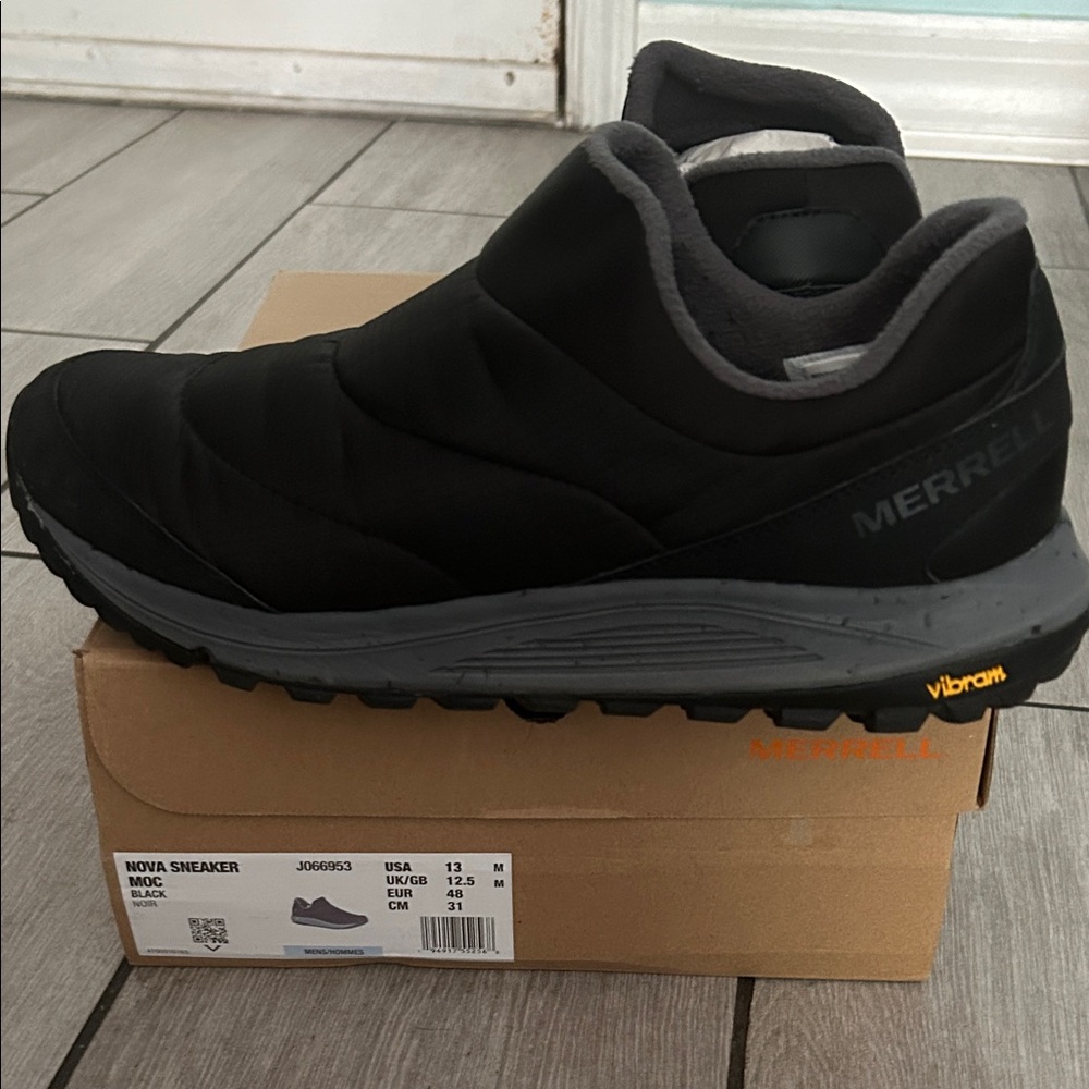Merrell Men's Black Athletic Slip-Ons - Picture 5 of 5
